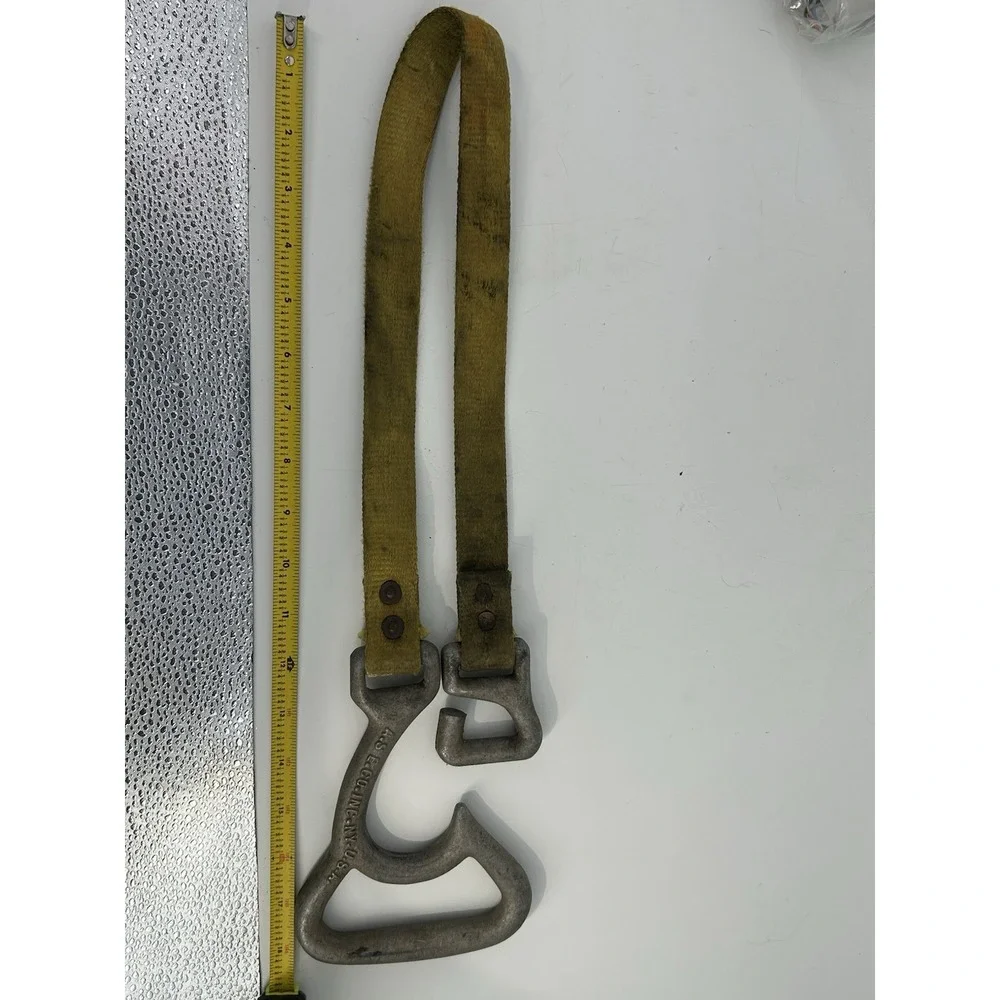 Vintage Firefighter Hose & Ladder Strap A.S E. Inc. NY USA